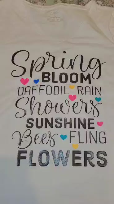 Bloom into Spring with our T shirts